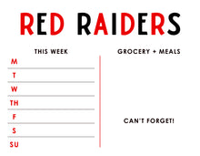 Load image into Gallery viewer, Large Weekly Notepad