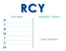 Load image into Gallery viewer, Large Weekly Notepad