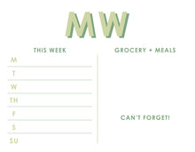 Load image into Gallery viewer, Large Weekly Notepad