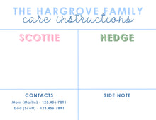 Load image into Gallery viewer, Large Babysitter Notepad