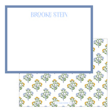 Load image into Gallery viewer, Floral Block Stationery Set