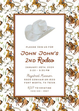 Load image into Gallery viewer, Rodeo Birthday Invitation
