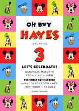 Load image into Gallery viewer, Mickey & Friends Invitation