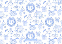 Load image into Gallery viewer, Winter Toile Card (H)