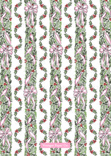 Load image into Gallery viewer, Festive Garland Card - Pink