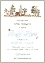 Load image into Gallery viewer, Woodland Invitation