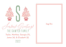 Load image into Gallery viewer, Chinoiserie Trees Card (H)