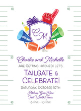 Load image into Gallery viewer, Tailgate Crest Invitation