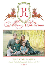 Load image into Gallery viewer, Reindeer Crest Card