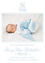 Load image into Gallery viewer, Teddy Bear Baby Announcement
