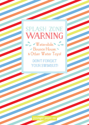 Make A Splash Invitation