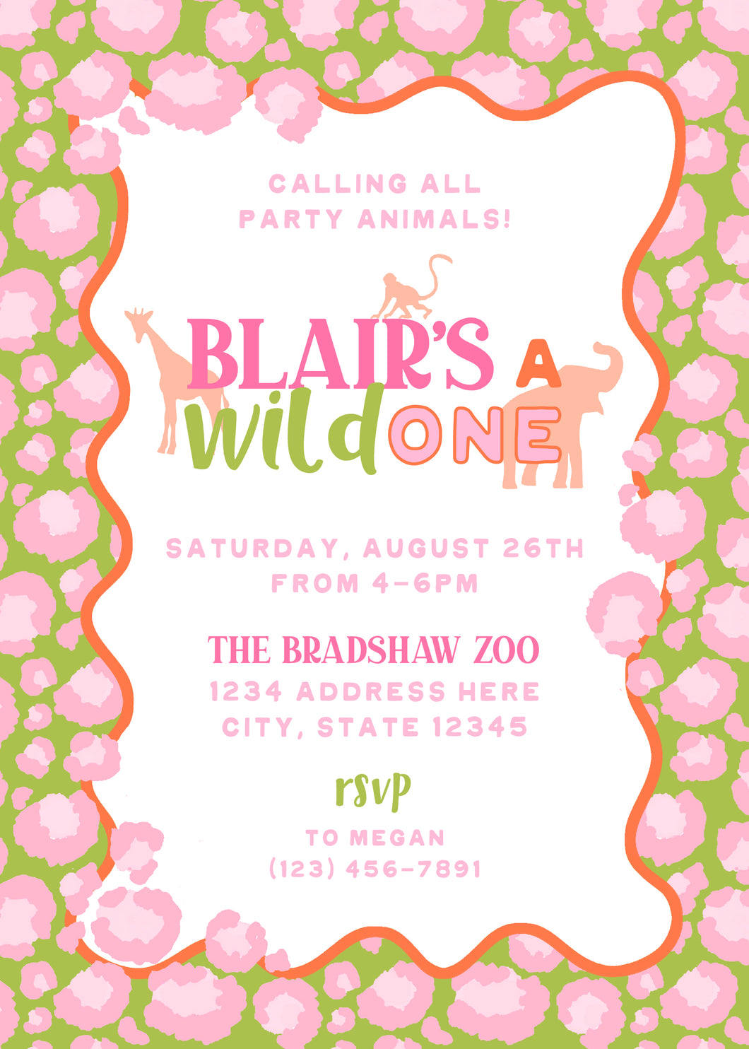 Wild ONE Invitation