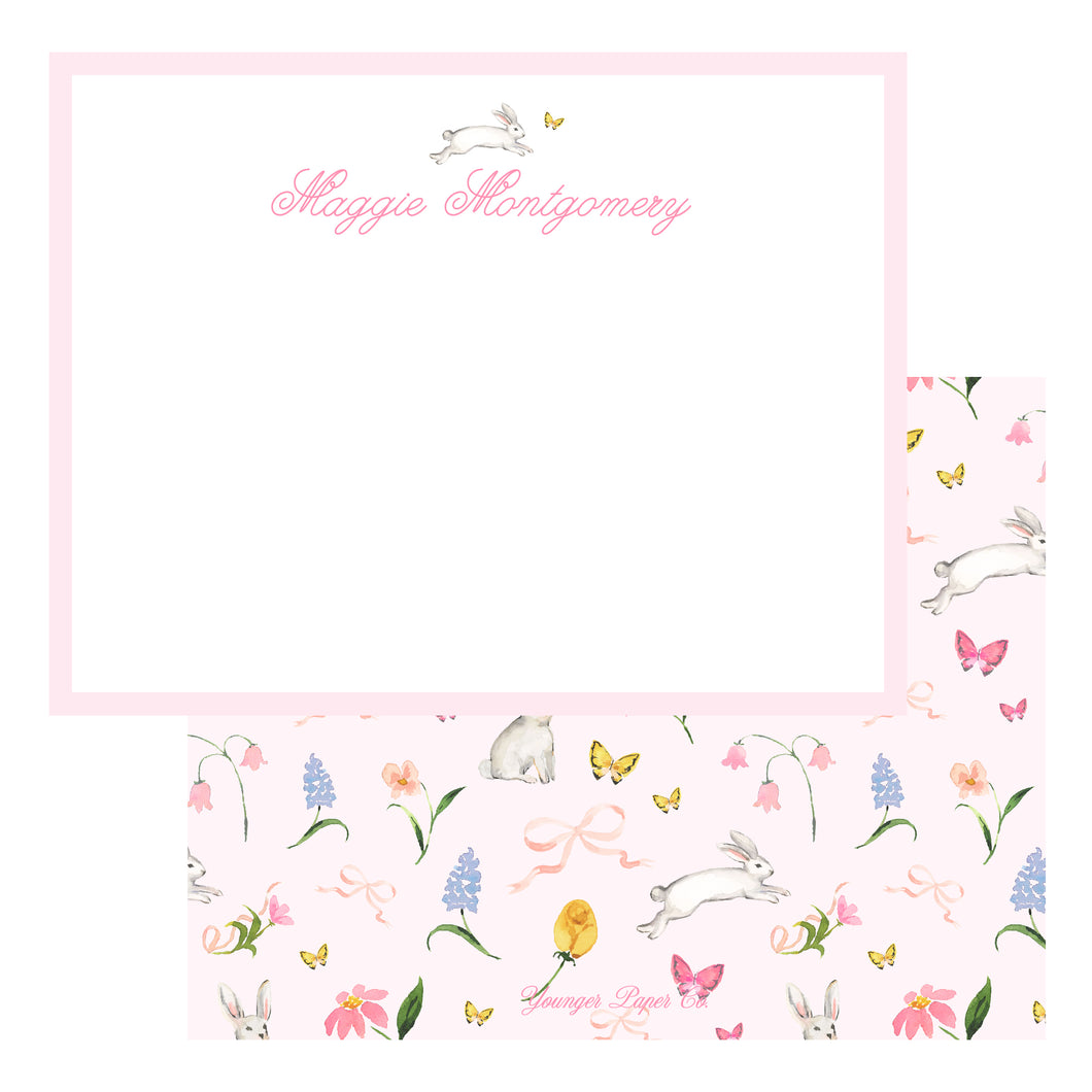 Bunnies & Bows Stationery Set