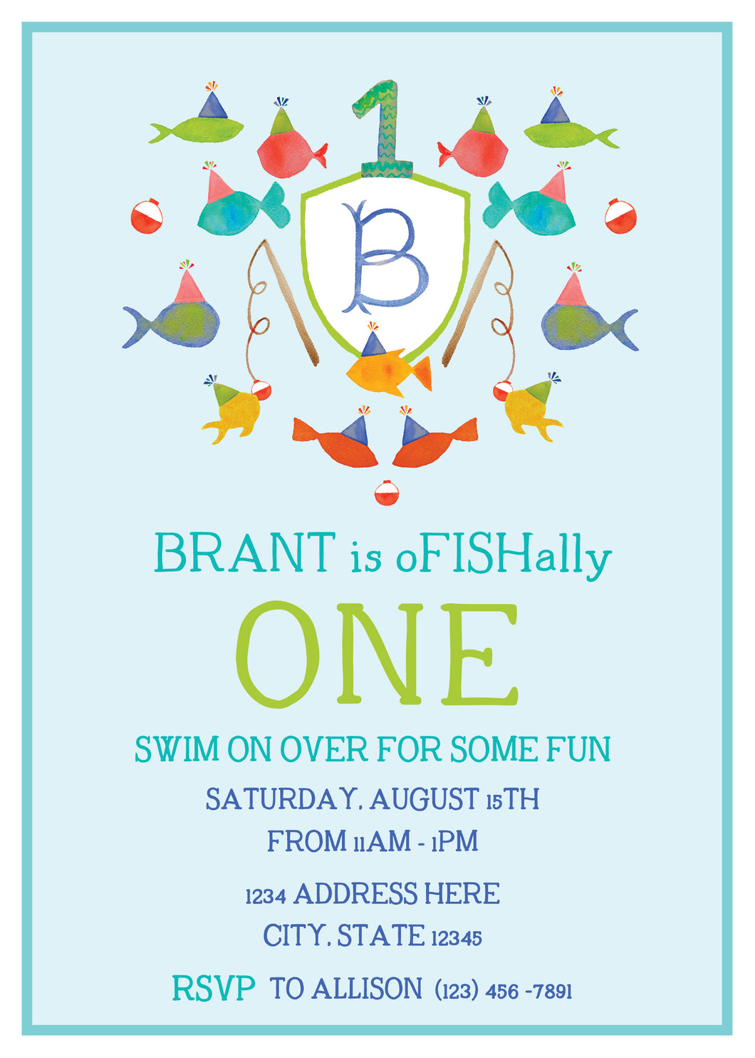 Party Fish Invitation