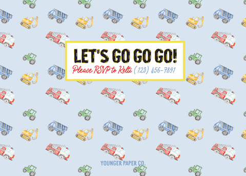 Go Go! Invitation