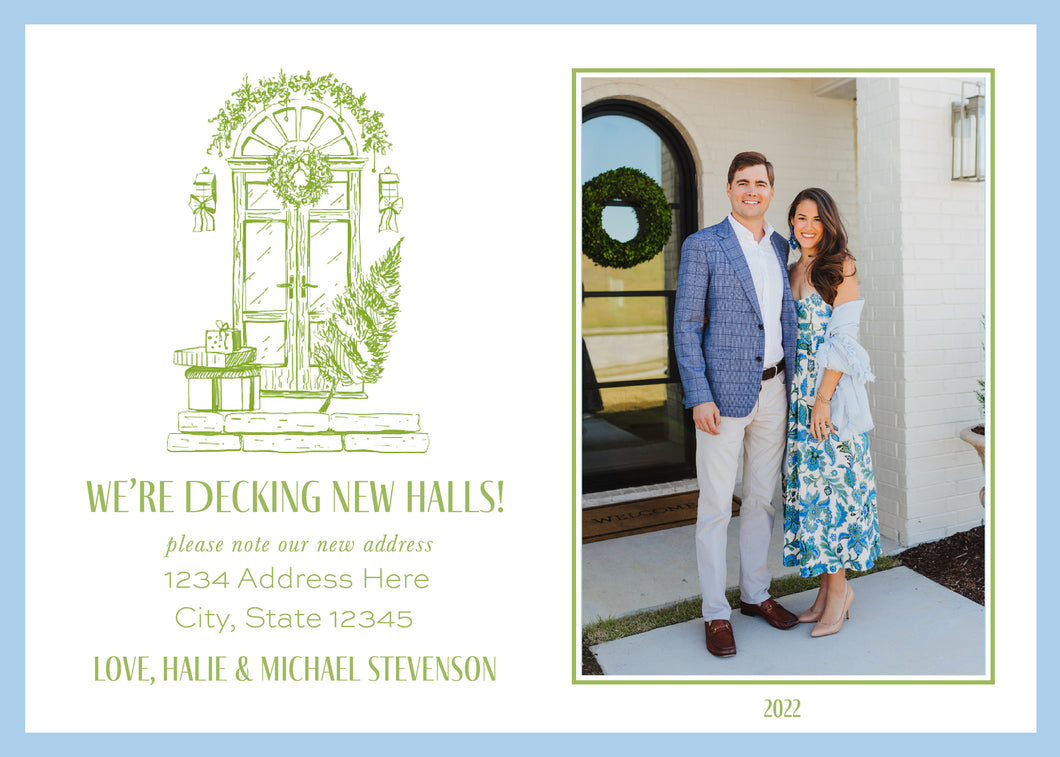 Decking New Halls Card