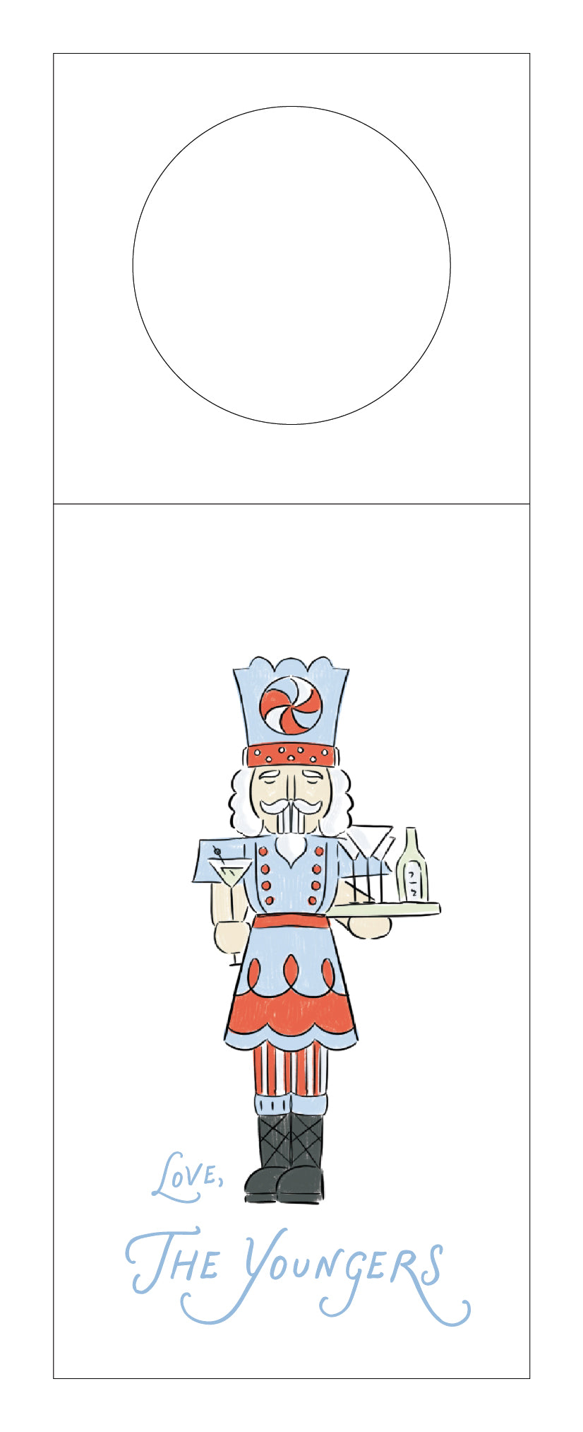 Nutcracker Wine Tag