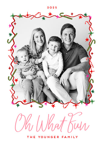 Candy Cane Whimsy Card