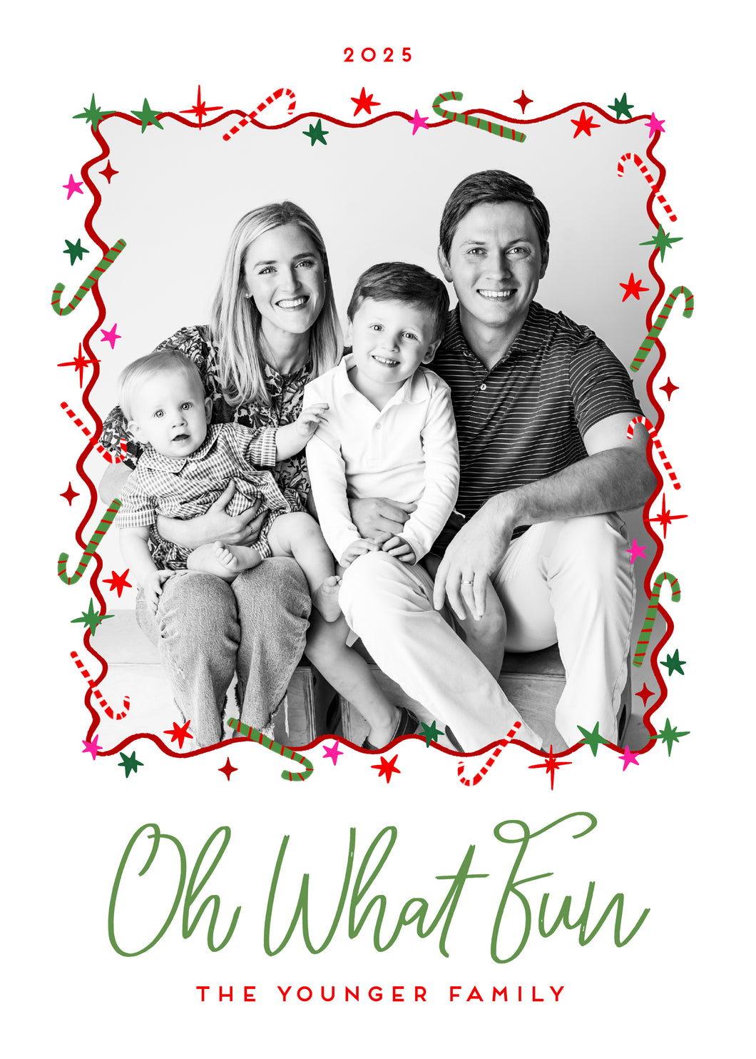 Candy Cane Whimsy Card