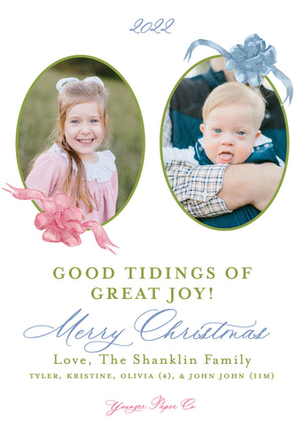 Christmas Ribbon Card