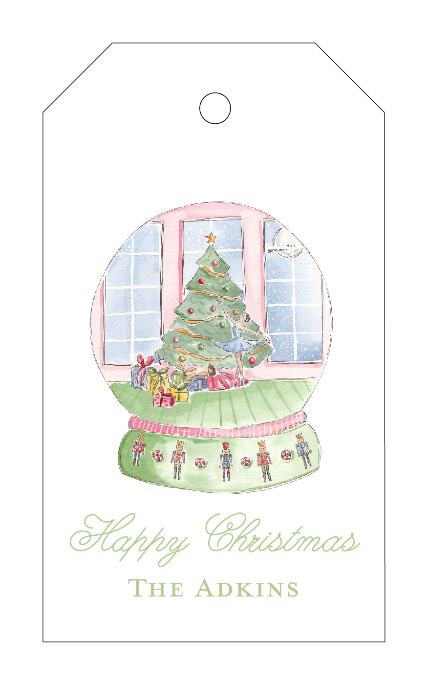 Snow Globe Tag