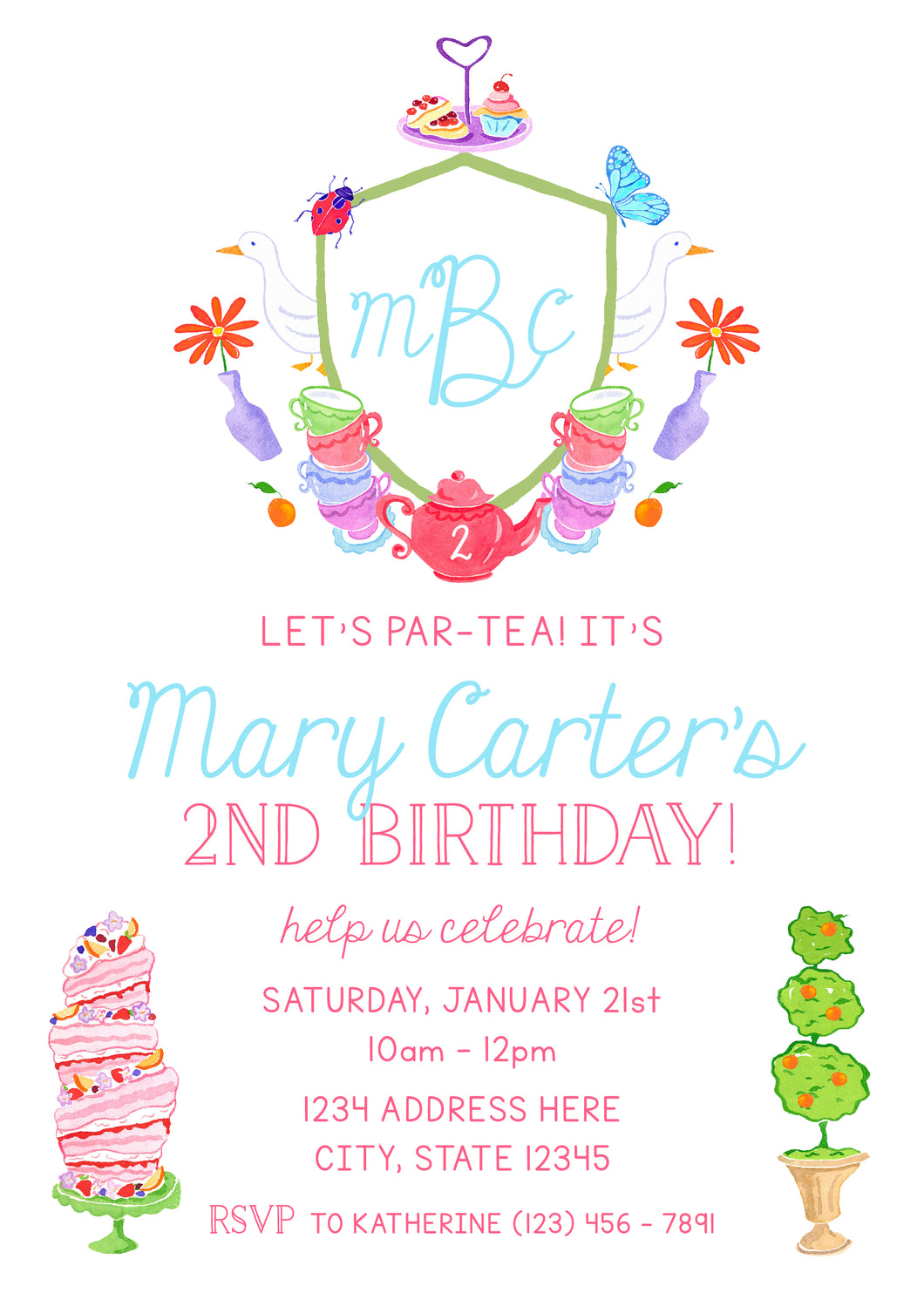 Tea Party Invitation