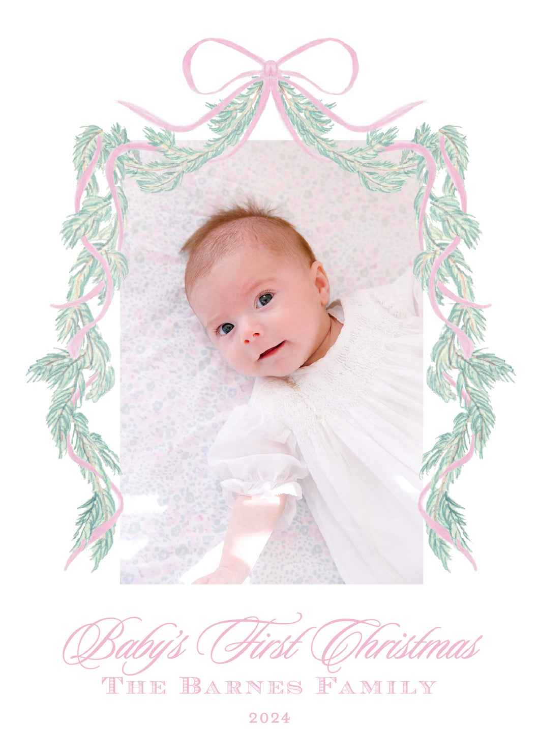 Baby's First Card - Pink