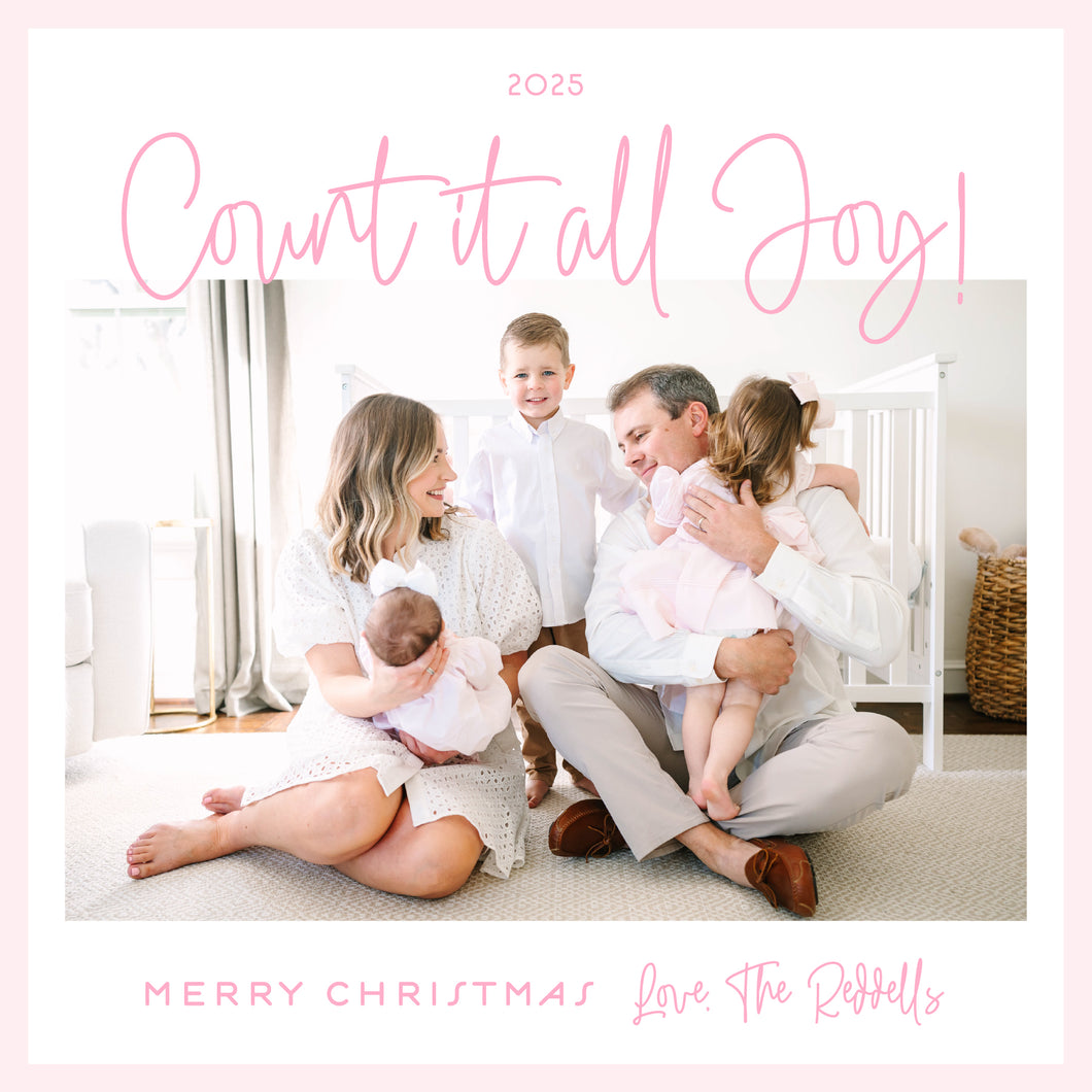 Count it all Joy Square Card