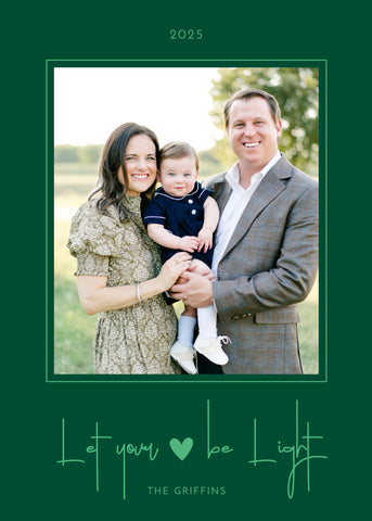 Let your Heart be Light Card