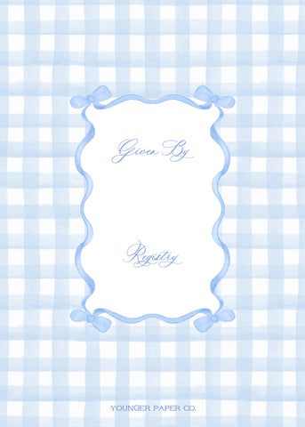 Gingham & Bows Invitation