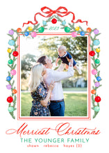 Load image into Gallery viewer, Vintage Holly Ball Arch Card
