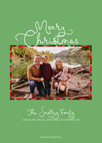Christmas Stripes Card