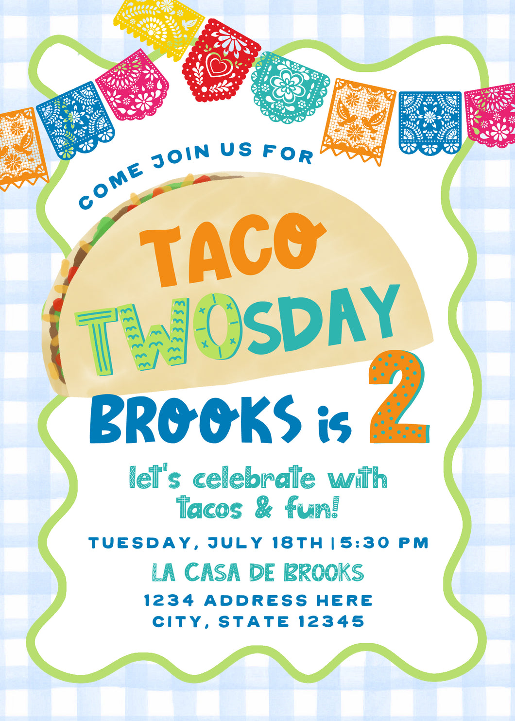 Taco TWOsday Invitation