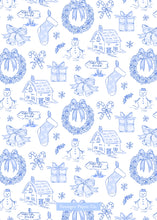 Load image into Gallery viewer, Winter Toile Card
