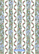 Load image into Gallery viewer, Festive Garland Card - Blue
