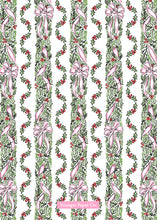 Load image into Gallery viewer, Festive Garland Card - Pink
