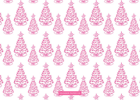 Ceramic Tree Card - Pink