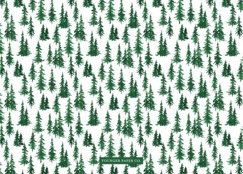 Treeline Card - Green