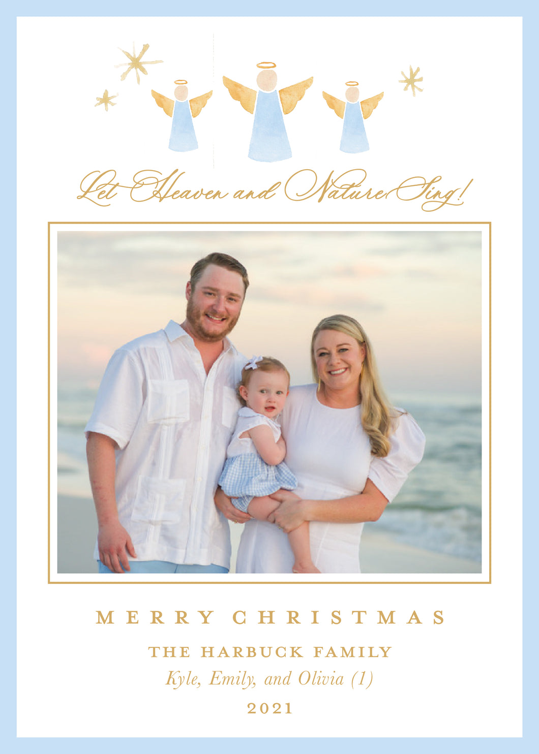 Sparkle Angels Card