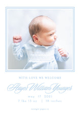 Load image into Gallery viewer, Classic Baby Card - Blue
