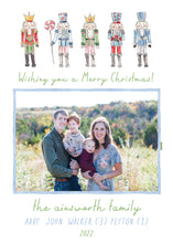 Load image into Gallery viewer, Whimsy Nutcracker Card - Blue/Green
