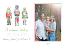 Load image into Gallery viewer, Whimsy Nutcracker Card - Pink/Green (H)
