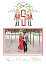Load image into Gallery viewer, Nutcracker Bow Card - Red/Green
