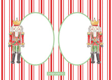 Load image into Gallery viewer, Nutcracker Bow Card - Red/Green (H)
