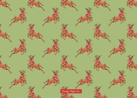 Reindeer Crest Card (H)